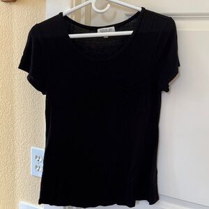 Active USA Classic Black Short Sleeve Tee